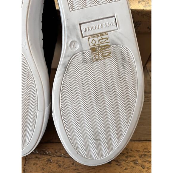 Free People Juno Sport Sneakers - Leather, Slip On (For Women) Black Suede Sz 7 - Picture 7 of 8